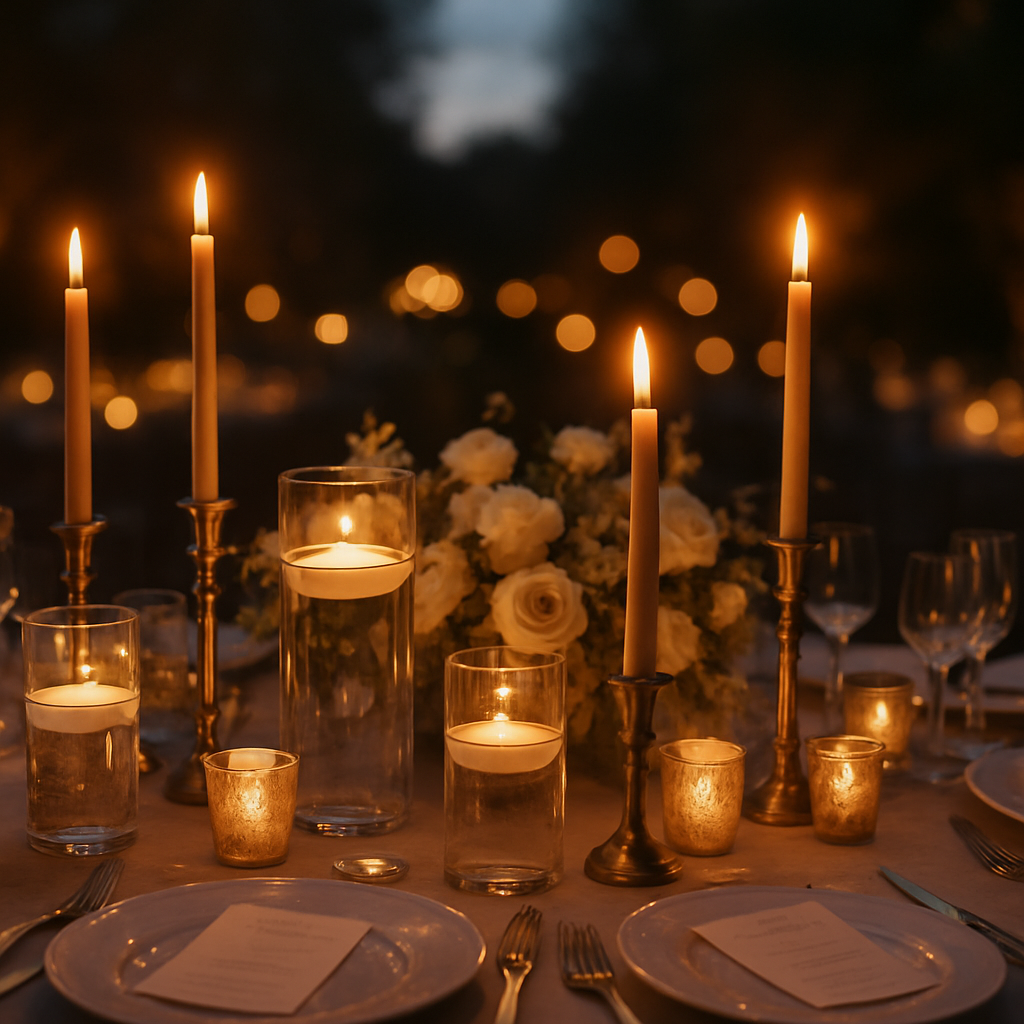 How to Light a Candlelit Reception