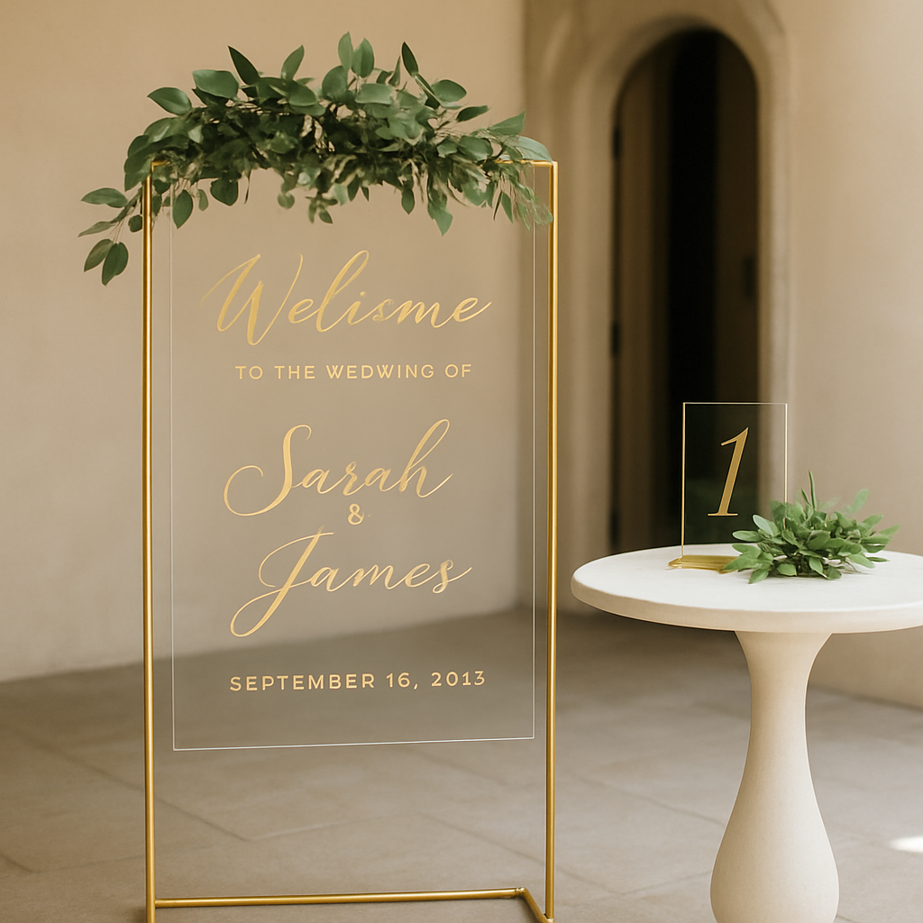 Chic DIY Wedding Signage on Any Budget