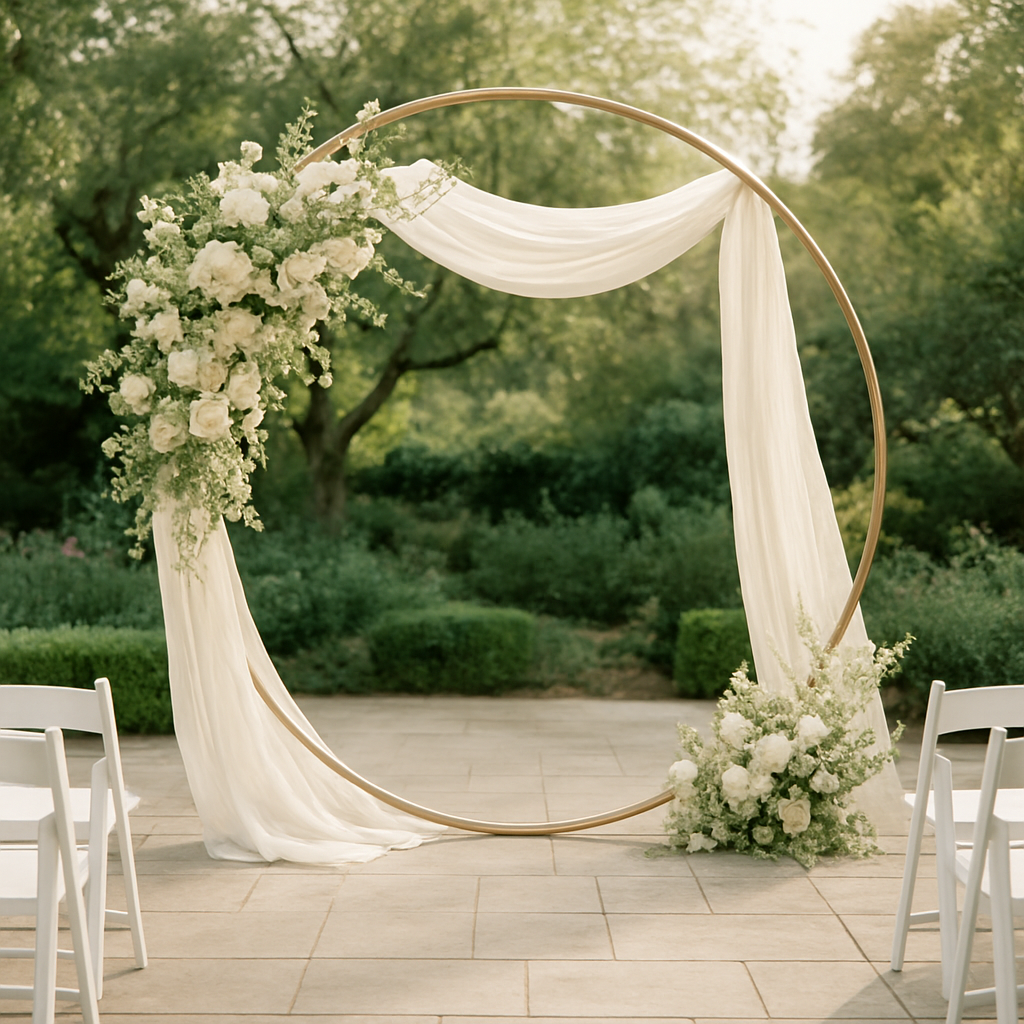 Statement Arches & Backdrops for Your Ceremony