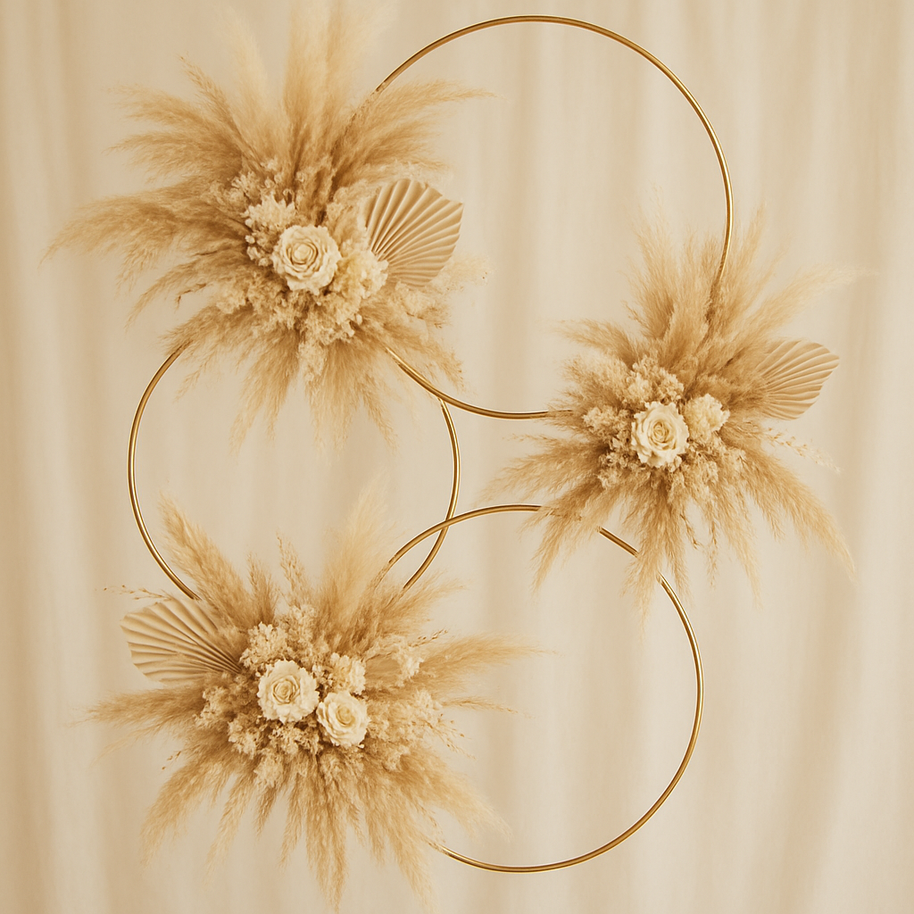 Dried Flower Hoop Set