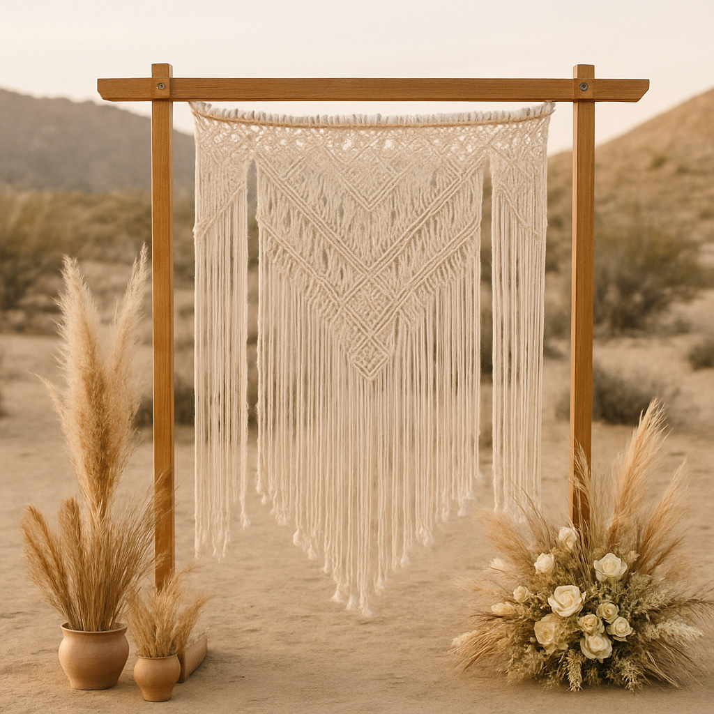 Boho Macramé Backdrop