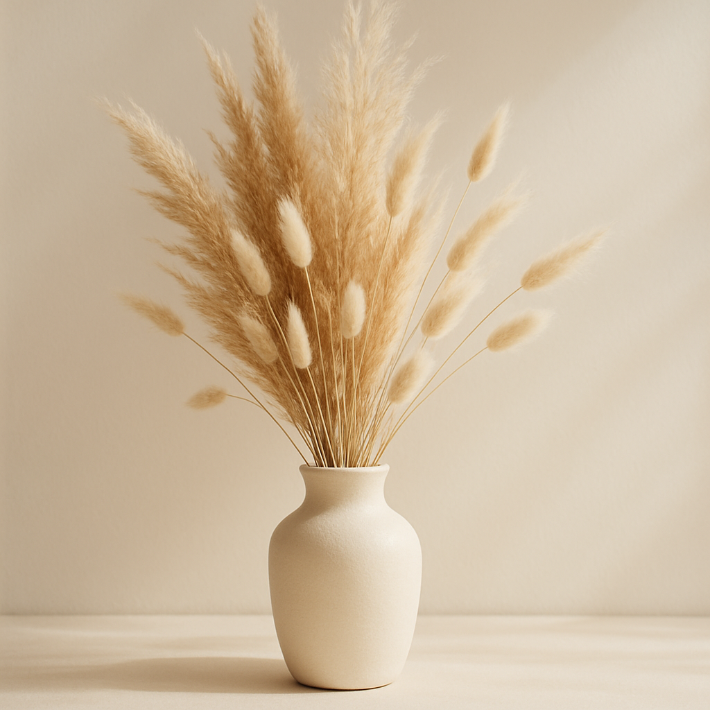 Dried Pampas & Bunny Tail Set