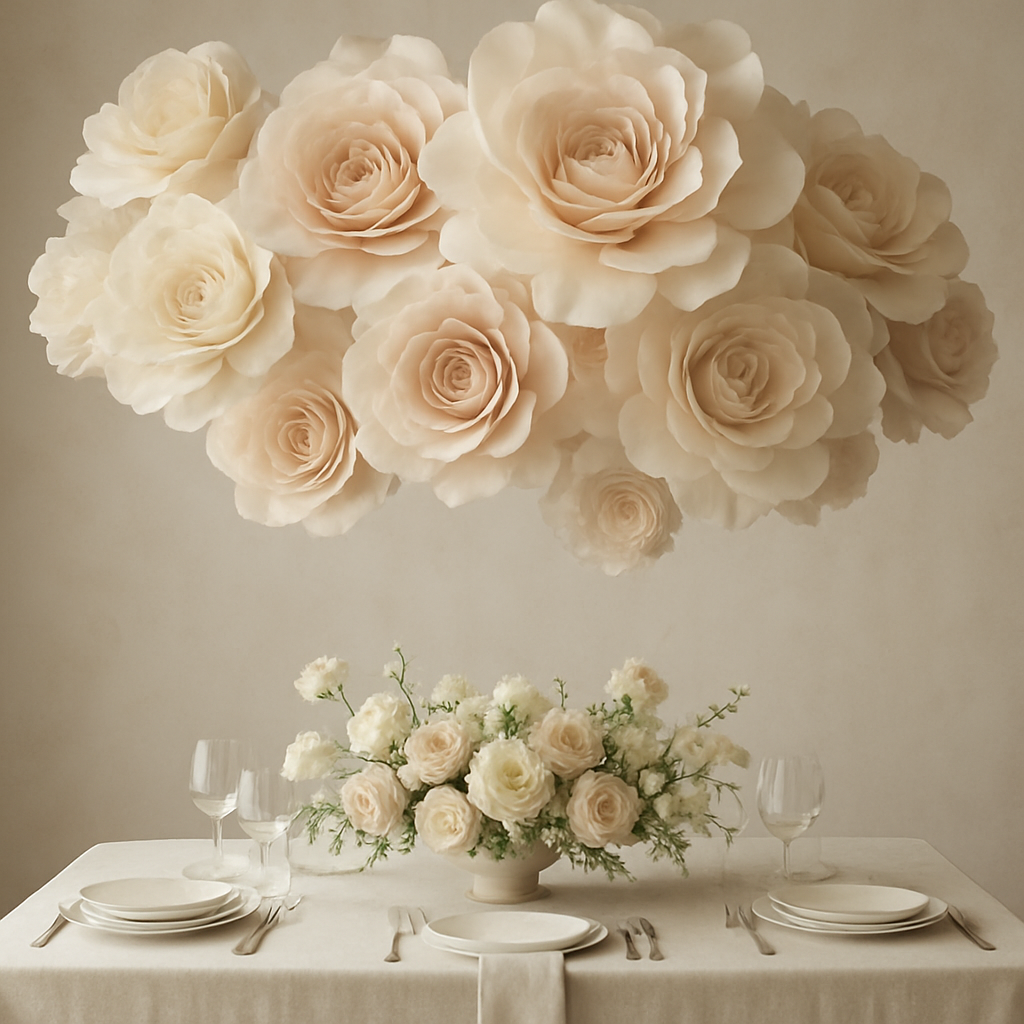Paper Flower Wall Cloud
