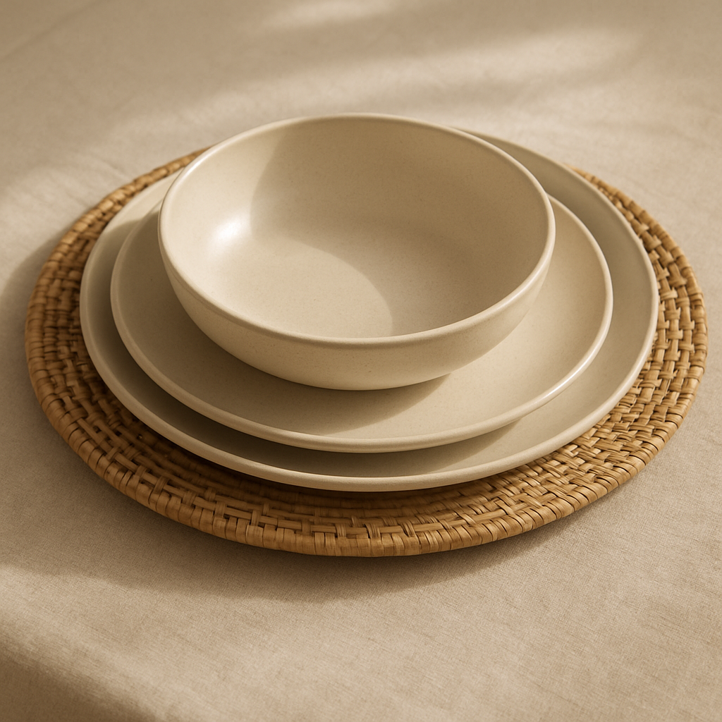 Woven Rattan Charger Plates